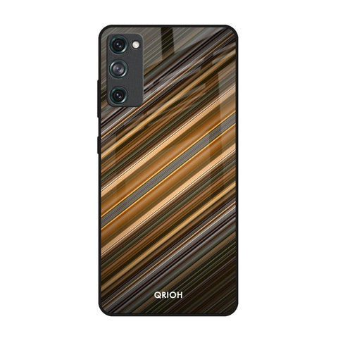 Diagonal Slash Pattern Glossy Case for Samsung Galaxy S20 FE