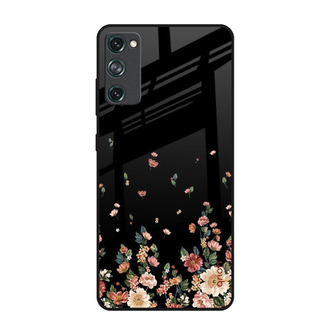 Floating Floral Print Glossy Case for Samsung Galaxy S20 FE