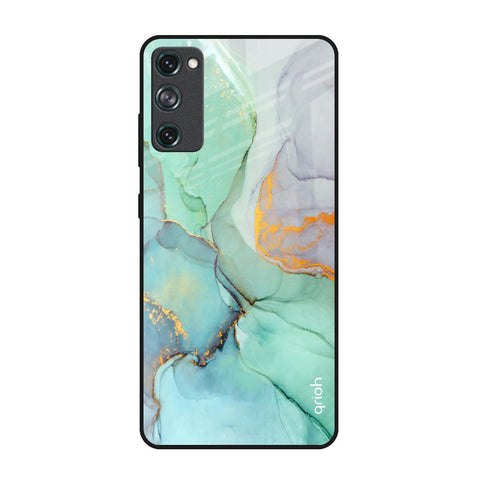 Green Marble Glossy Case for Samsung Galaxy S20 FE