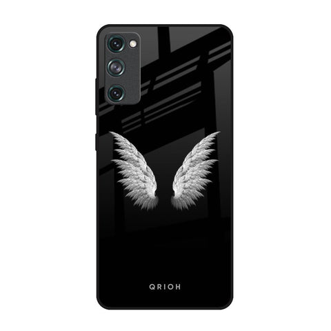 White Angel Wings Glossy Case for Samsung Galaxy S20 FE