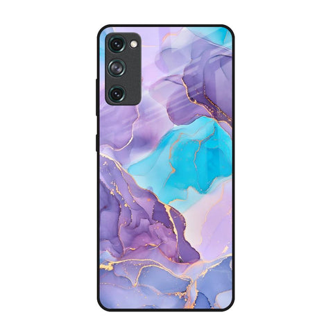 Alcohol ink Marble Glossy Case for Samsung Galaxy S20 FE