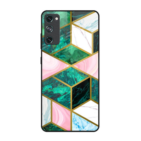 Seamless Green Marble Glossy Case for Samsung Galaxy S20 FE