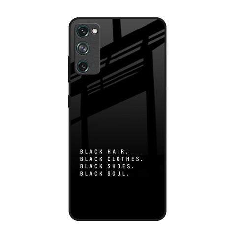 Black Soul Glossy Case for Samsung Galaxy S20 FE