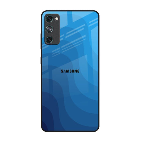 Blue Wave Abstract Glossy Case for Samsung Galaxy S20 FE