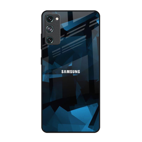Polygonal Blue Box Glossy Case For Samsung Galaxy S20 FE