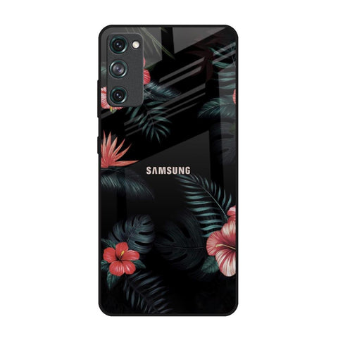 Tropical Art Flower Glossy Case for Samsung Galaxy S20 FE