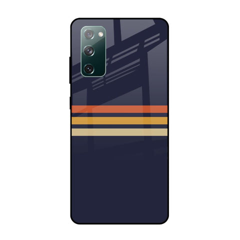 Tricolor Stripes Glossy Case For Samsung Galaxy S20 FE