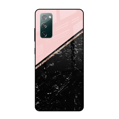 Marble Texture Pink Glossy Case For Samsung Galaxy S20 FE