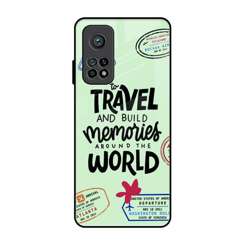 Travel Stamps Glossy Case for Xiaomi Mi 10T Pro