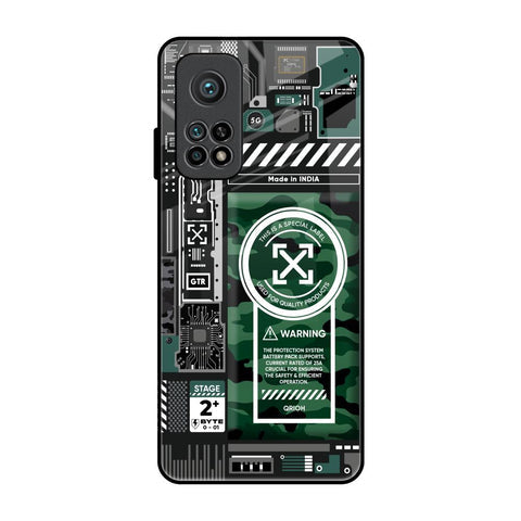 Green Camo Circuit Glossy Case for Xiaomi Mi 10T Pro