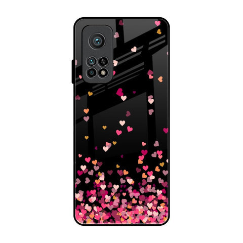 Heart Rain Fall Glossy Case For Xiaomi Mi 10T Pro