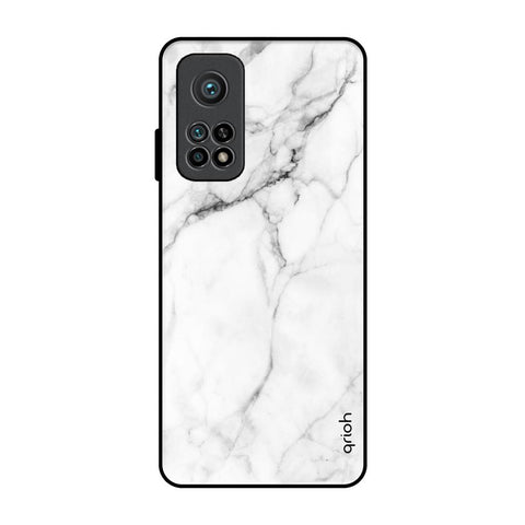 Modern White Marble Glossy Case for Xiaomi Mi 10T Pro