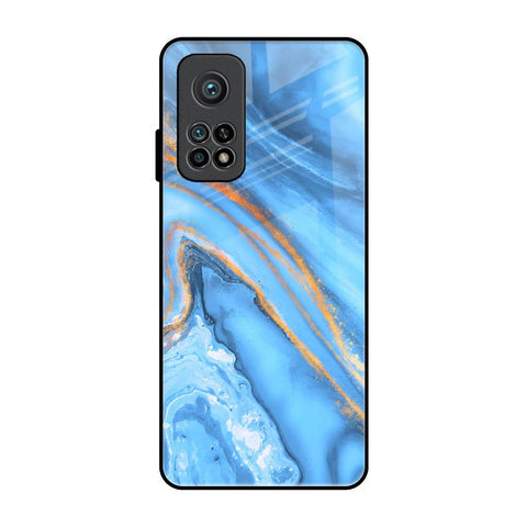 Vibrant Blue Marble Glossy Case for Xiaomi Mi 10T Pro
