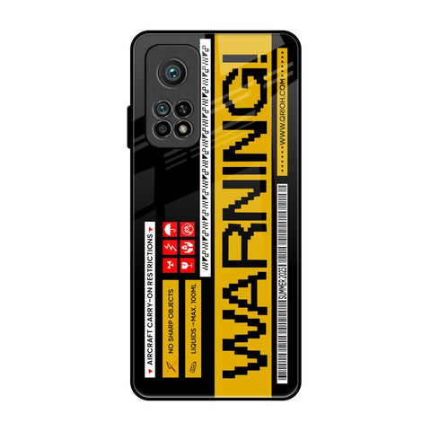 Aircraft Warning Glossy Case for Xiaomi Mi 10T