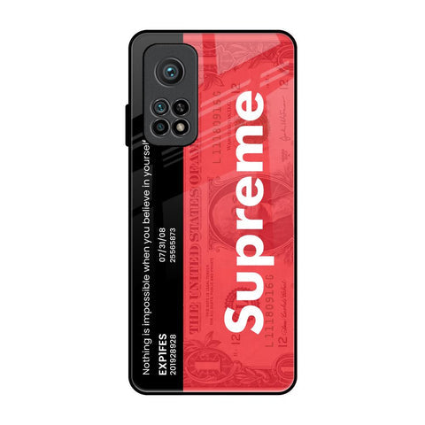 Supreme Ticket Glossy Case for Xiaomi Mi 10T