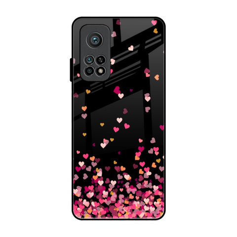 Heart Rain Fall Glossy Case For Xiaomi Mi 10T