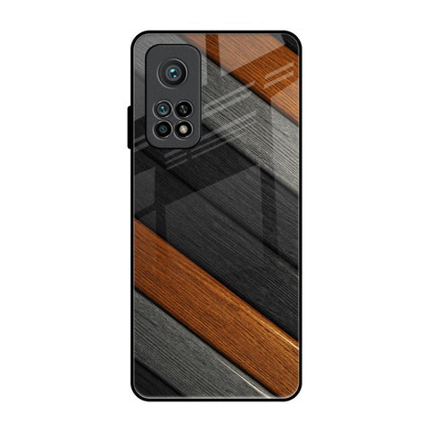 Tri Color Wood Glossy Case for Xiaomi Mi 10T