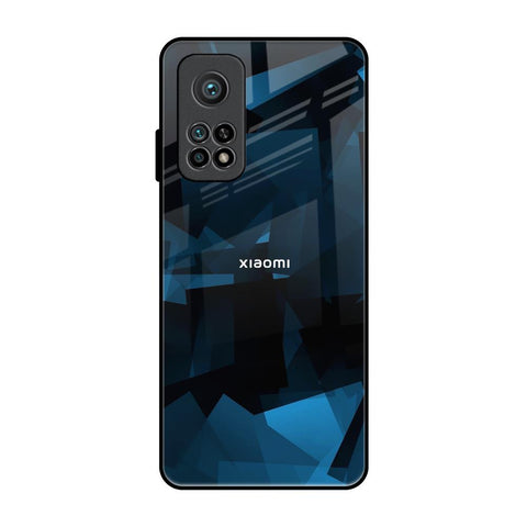 Polygonal Blue Box Glossy Case For Xiaomi Mi 10T