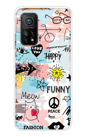 Happy Doodle Soft Cover for Xiaomi Mi 10T