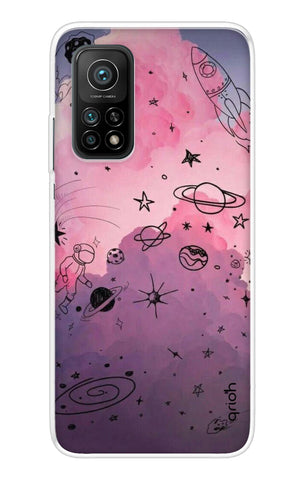 Space Doodles Art Soft Cover For Xiaomi Mi 10T