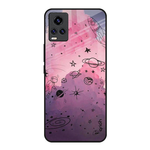 Space Doodles Glossy Case for Vivo V20