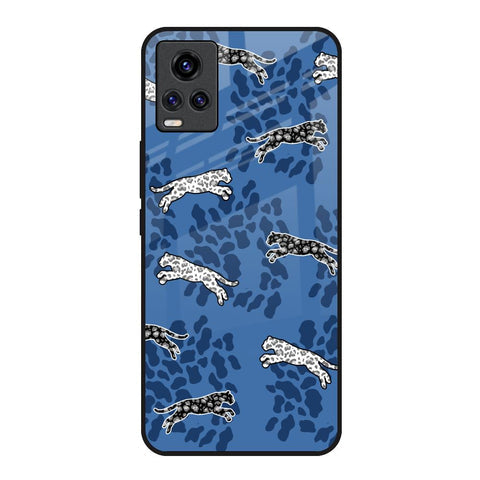 Blue Cheetah Glossy Case for Vivo V20
