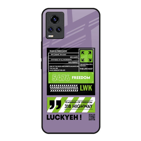 Run & Freedom Glossy Case for Vivo V20