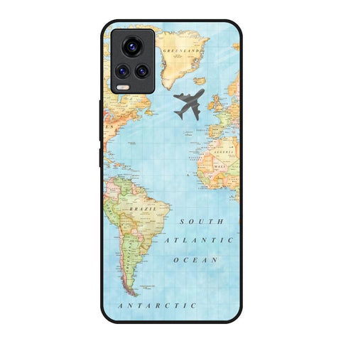Travel Map Glossy Case for Vivo V20