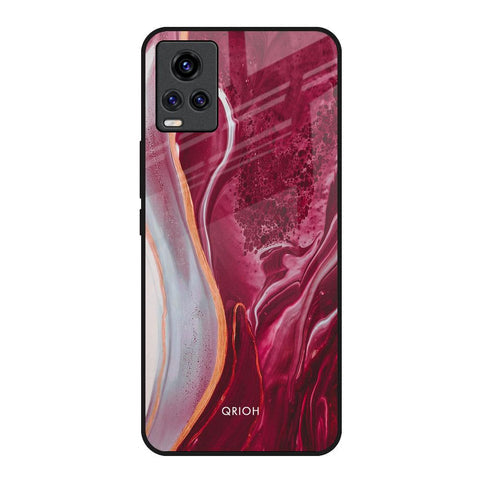 Crimson Ruby Glossy Case for Vivo V20