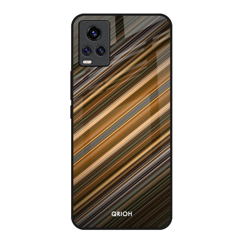 Diagonal Slash Pattern Glossy Case for Vivo V20