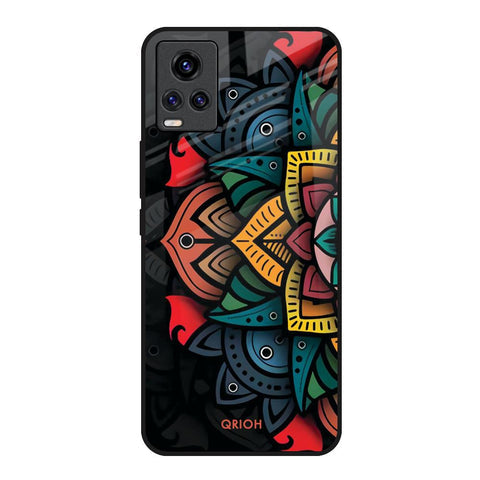 Retro Gorgeous Flower Glossy Case for Vivo V20