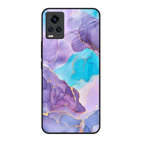 Alcohol ink Marble Glossy Case for Vivo V20