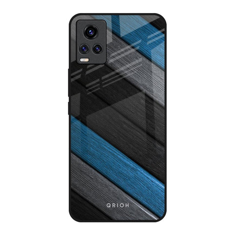 Multicolor Wooden Effect Glossy Case for Vivo V20