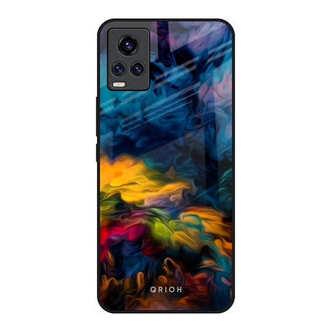 Multicolor Oil Painting Glossy Case for Vivo V20