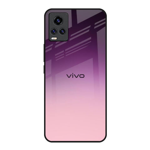 Purple Gradient Glossy case for Vivo V20