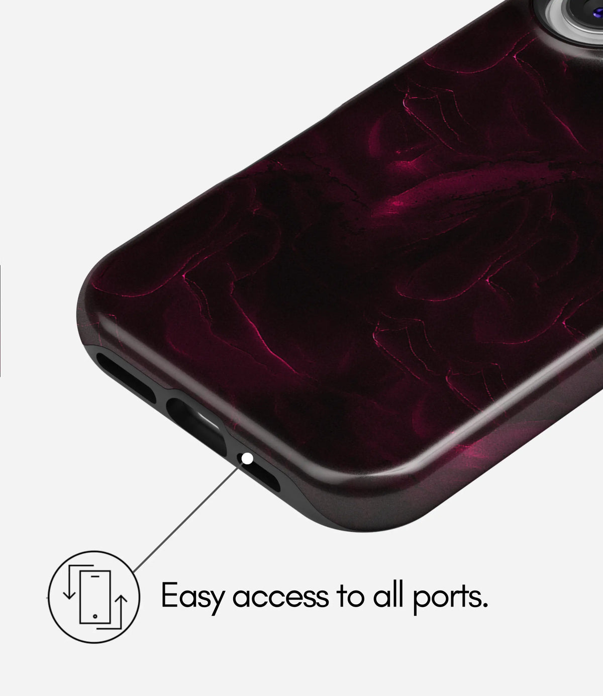 Velvet Abyss Premium Tough Shining Phone Case (Double Layer) Available For All iPhone Models