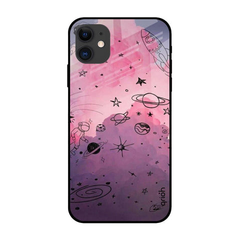 Space Doodles Glossy Case for iPhone 12