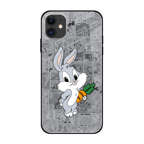 Cute Baby Bunny Glossy Case for iPhone 12
