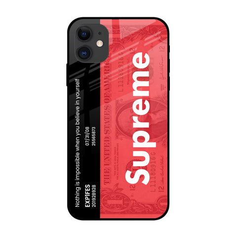 Supreme Ticket Glossy Case for iPhone 12