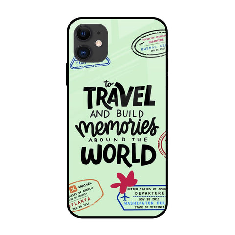 Travel Stamps Glossy Case for iPhone 12