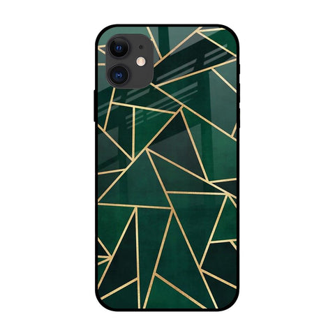 Abstract Green Glossy Case For iPhone 12