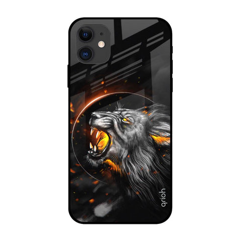 Aggressive Lion Glossy Case for iPhone 12