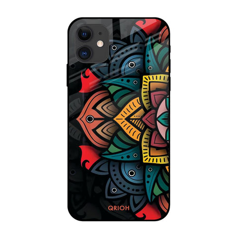 Retro Gorgeous Flower Glossy Case for Apple iPhone 12