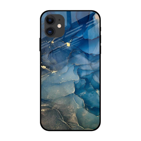 Blue Cool Marble Glossy Case for iPhone 12