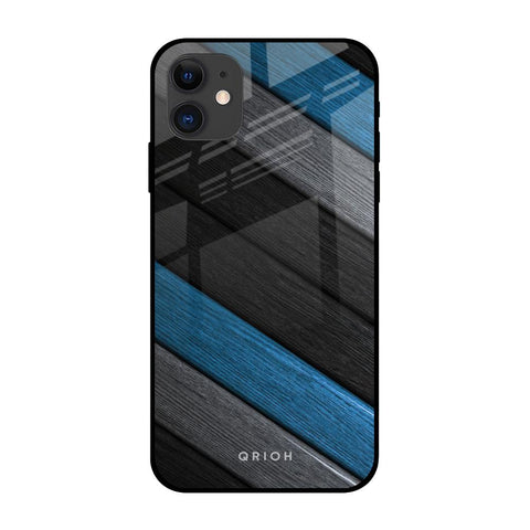 Multicolor Wooden Effect Glossy Case for iPhone 12