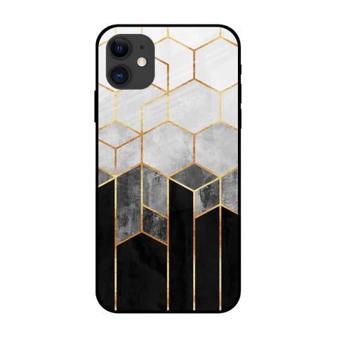 Tricolor Pattern Glossy Case for iPhone 12