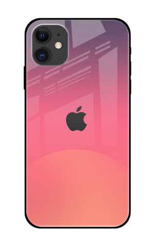Sunset Orange Glossy Case for iPhone 12