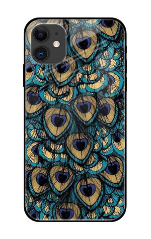Peacock Feathers Glossy case for iPhone 12