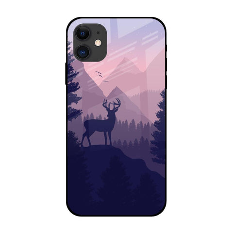 Deer In Night Glossy Case For iPhone 12