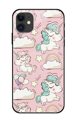 Balloon Unicorn Glossy case for iPhone 12